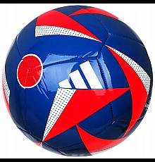 Футбольний м'яч Adidas Fussballliebe Euro 2024 Club розмір 5, синьо-червоний