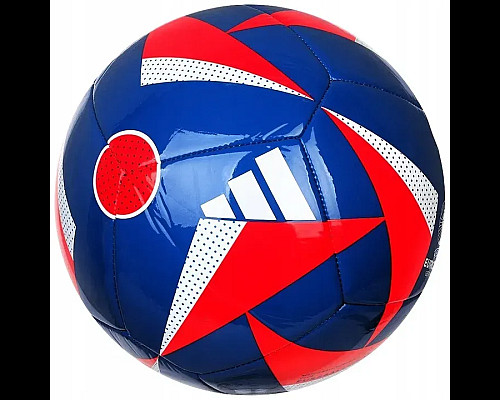 Футбольний м'яч Adidas Fussballliebe Euro 2024 Club розмір 5, синьо-червоний