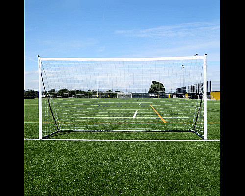 Ворота футбольні QUICKPLAY Kickster Elite 6781 300 х 200 см, чорно-білі