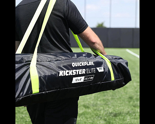 Ворота футбольні QUICKPLAY Kickster Elite 6781 300 х 200 см, чорно-білі