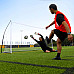 Ворота футбольні QUICKPLAY Kickster Elite 6781 300 х 200 см, чорно-білі