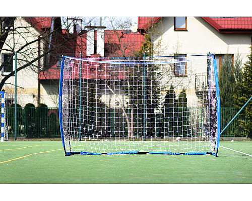 Ворота футбольні Yakimasport UNI 300 x 200 см, біло-сині