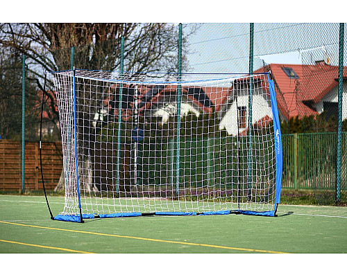 Ворота футбольні Yakimasport UNI 300 x 200 см, біло-сині