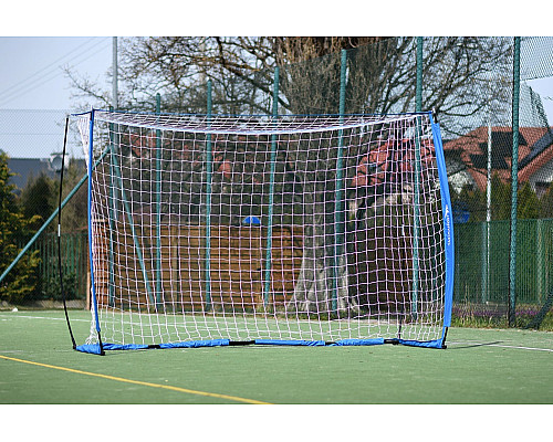 Ворота футбольні Yakimasport UNI 300 x 200 см, біло-сині