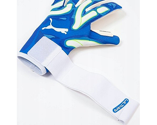 Рукавички воротарські Puma Ultra Ultimate Hybrid Sun 41858 02 р.10,5, блакитно-білі