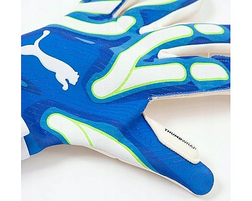 Рукавички воротарські Puma Ultra Ultimate Hybrid Sun 41858 02 р.10,5, блакитно-білі