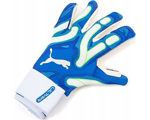 Рукавички воротарські Puma Ultra Ultimate Hybrid Sun 41858 02 р.10,5, блакитно-білі