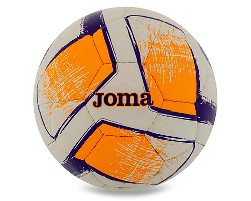 М'яч футбольний Joma DALI II розмі 5, біло-оранжевий