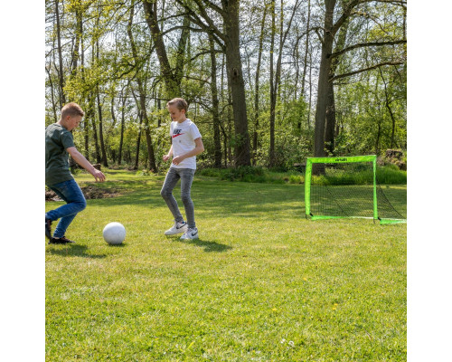 Ворота футбольні складані VIRTUFIT 120 х 90 см, чорно-зелені, 2 шт.