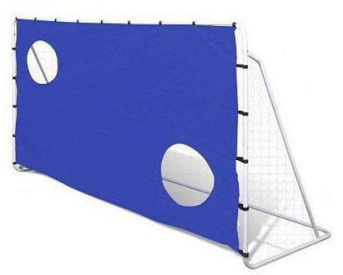 Ворота футбольні Enero Goal 215 x 152 x 76 см, біло-сині