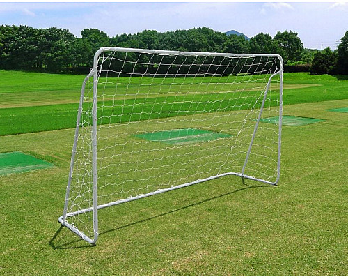 Ворота футбольні Enero Goal 215 x 152 x 76 см, біло-сині