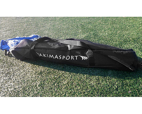 Ворота футбольні Yakimasport UNI SKRZAT 300 x 100 см, синьо-білі