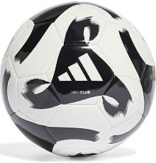М'яч футбольний Adidas Tiro Club HT2430 розмір 5, чорно-білий