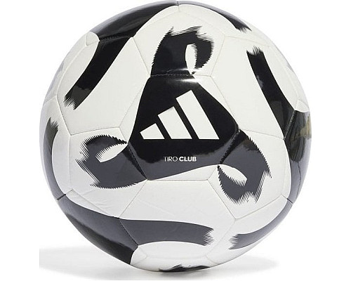 М'яч футбольний Adidas Tiro Club HT2430 розмір 5, чорно-білий