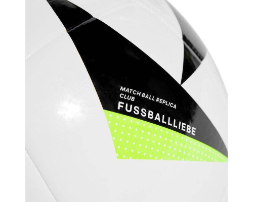 ТРЕНУВАЛЬНИЙ ФУТБОЛЬНИЙ М'ЯЧ ADIDAS EURO24 CLUB IN9374 FUSSBALLLIEBE Розмір 5