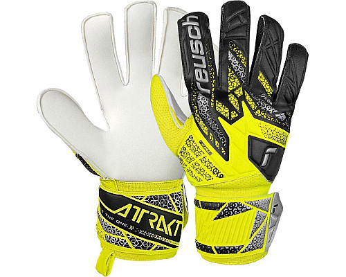 Рукавички воротарські Reusch Attrakt Solid 5570515 2014 р.9,5, жовто-чорні