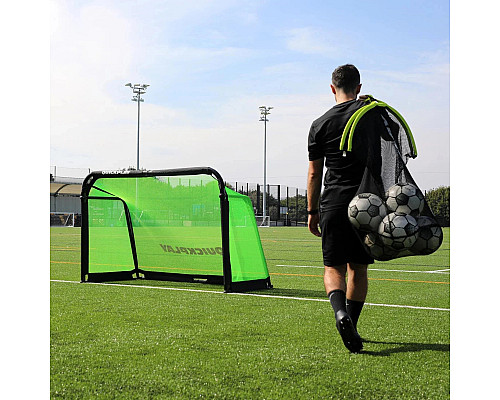 Ворота футбольні QUICKPLAY PRO ALU Training 6789 150 х 100 см, чорно