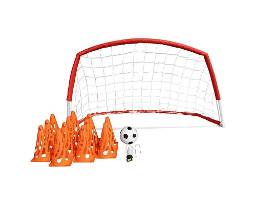 Ворота футбольні MASTER 122 х 61 см, різнокольорові