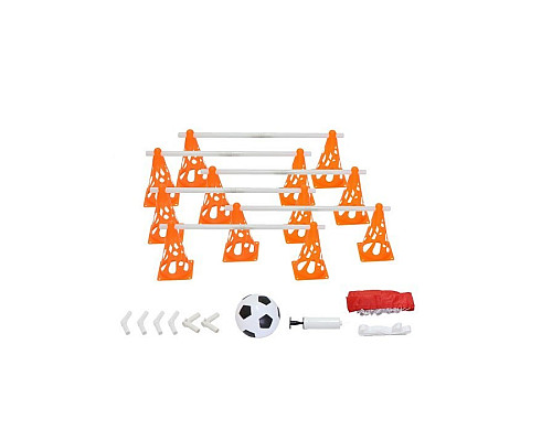 Ворота футбольні MASTER 122 х 61 см, різнокольорові