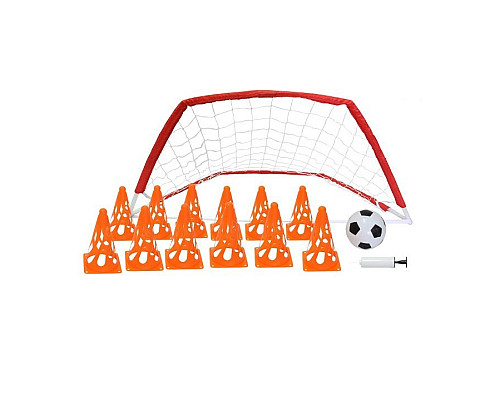 Ворота футбольні MASTER 122 х 61 см, різнокольорові