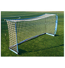 Ворота футбольні Yakimasport UNI 300 x 155 см, біло-сині