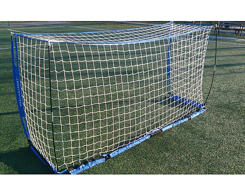 Ворота футбольні Yakimasport UNI 300 x 155 см, біло-сині
