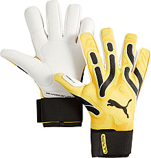 Рукавички воротарські Puma Ultra Ultimate Hybrid Sun 41858 04 р.9,5, жовто-білі