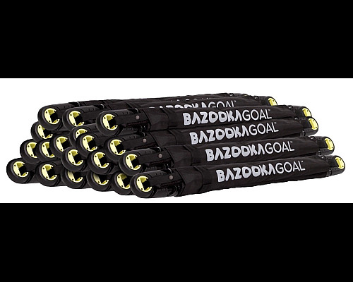 Ворота футбольні BazookaGoal 00050 120 х 75 см, чорно-жовті