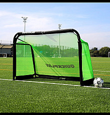 Ворота футбольні Quickplay Pro ALU Training 6790 180 х 120 см, чорно-зелені