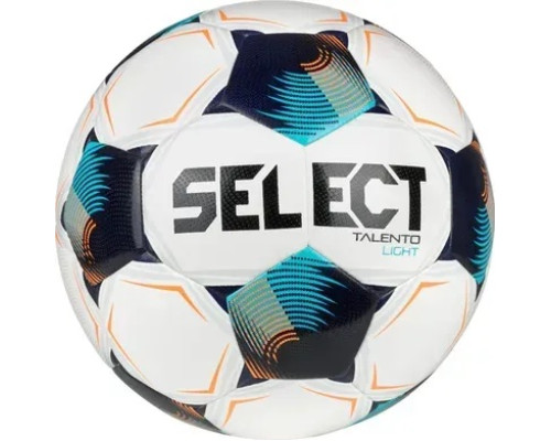 М'яч футбольний Select FB Talento Light v26 розмір 4, біло-синій