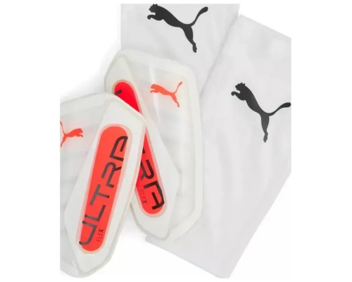 Щитки Puma ULTRA Flex Sleeve розмір L (зріст 155-175 см) біло-оранжеві