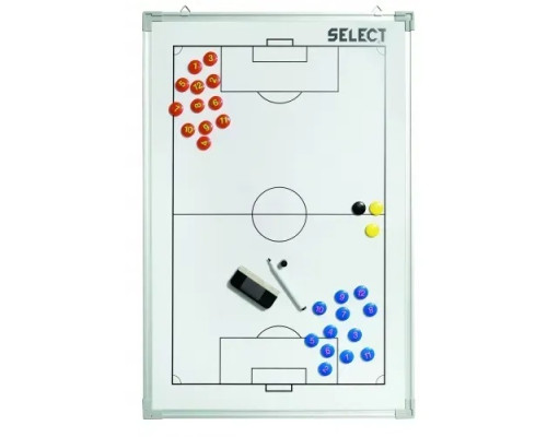 Тактична дошка Select Tactics Board Football 60 х 90 см, білий