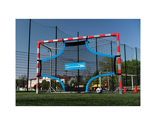 Мішень для футбольних воріт Yakimasport 300 x 200 см, чорно-синя