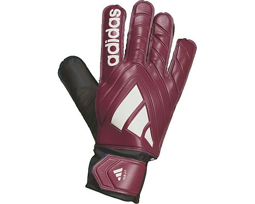 Рукавички воротарські Adidas Copa Club IQ4017 р. 10,5, бордово-білі