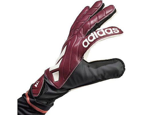 Рукавички воротарські Adidas Copa Club IQ4017 р. 10,5, бордово-білі