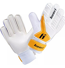 Рукавички воротарські Huari Higino Senior р. 7, біло-помаранчеві