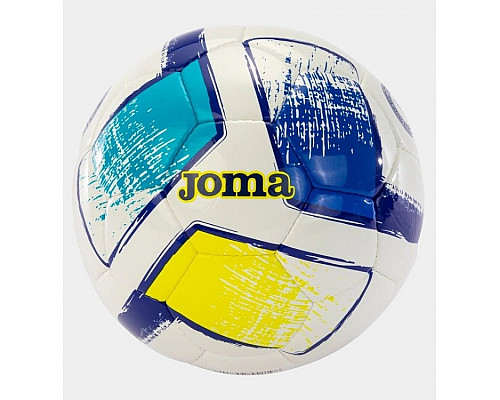 М'яч футбольний Joma DALI II розмір 5, біло-синій