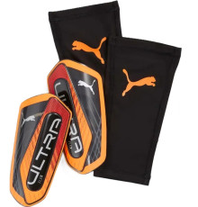 Щитки Puma ULTRA Flex Sleeve розмір S (зріст 115-135 см), чорно-оранжеві