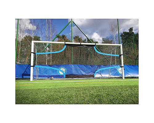 Мішень для футбольних воріт Yakimasport 100225 500 x 200 см, чорно-блакитна