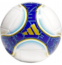 М'яч футбольний Adidas Messi Club IS5597 розмір 5, біло-синій
