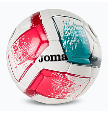 М'яч футбольний Joma DALI II розмір 4, біло-рожевий