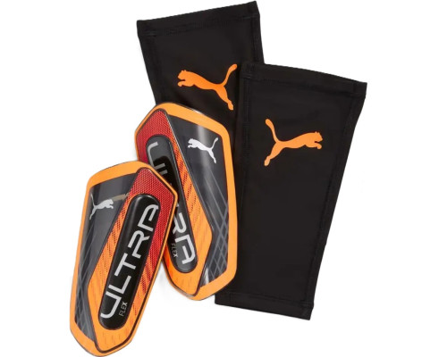 Щитки Puma ULTRA Flex Sleeve розмір M (зріст 135-155 см), чорно-оранжеві