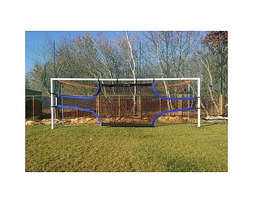 Мішень для футбольних воріт Yakimasport 732 x 244 см, чорно-синя