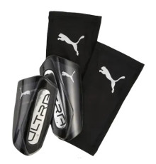 Щитки дитячі Puma ULTRA Flex Sleeve розмір S (зріст 115-135 см), чорно-білі