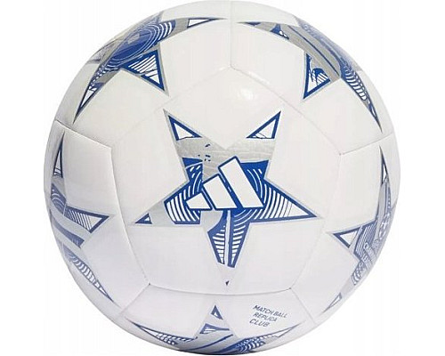 М'яч футбольний Adidas UCL Club 23/24 IA0945 розмір 4, біло-синій