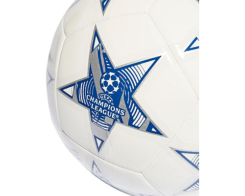 М'яч футбольний Adidas UCL Club 23/24 IA0945 розмір 4, біло-синій