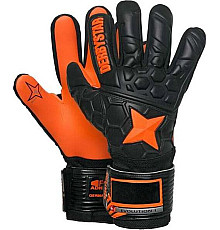Рукавички воротарські Derbystar Evolution 2526 р.11, чорно-помаранчеві