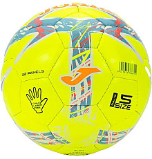 М'яч футбольний Joma DALI III розмір 5, зелено-оранжевий