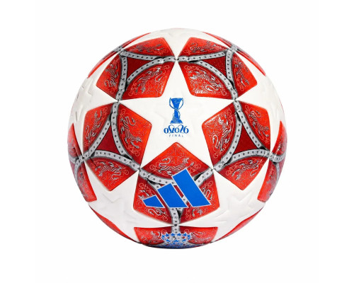 М’яч футбольний adidas UEFA Women’s Champions League Pro Ball, розмір 5, біло-червоний