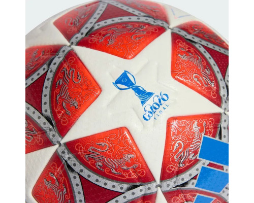 М’яч футбольний adidas UEFA Women’s Champions League Pro Ball, розмір 5, біло-червоний